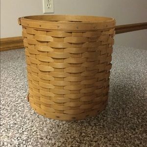 Longaberger basket. Canister style